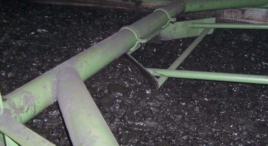SIEBTECHNIK conveyor trough FG 12-5_33_60-5_in use on site