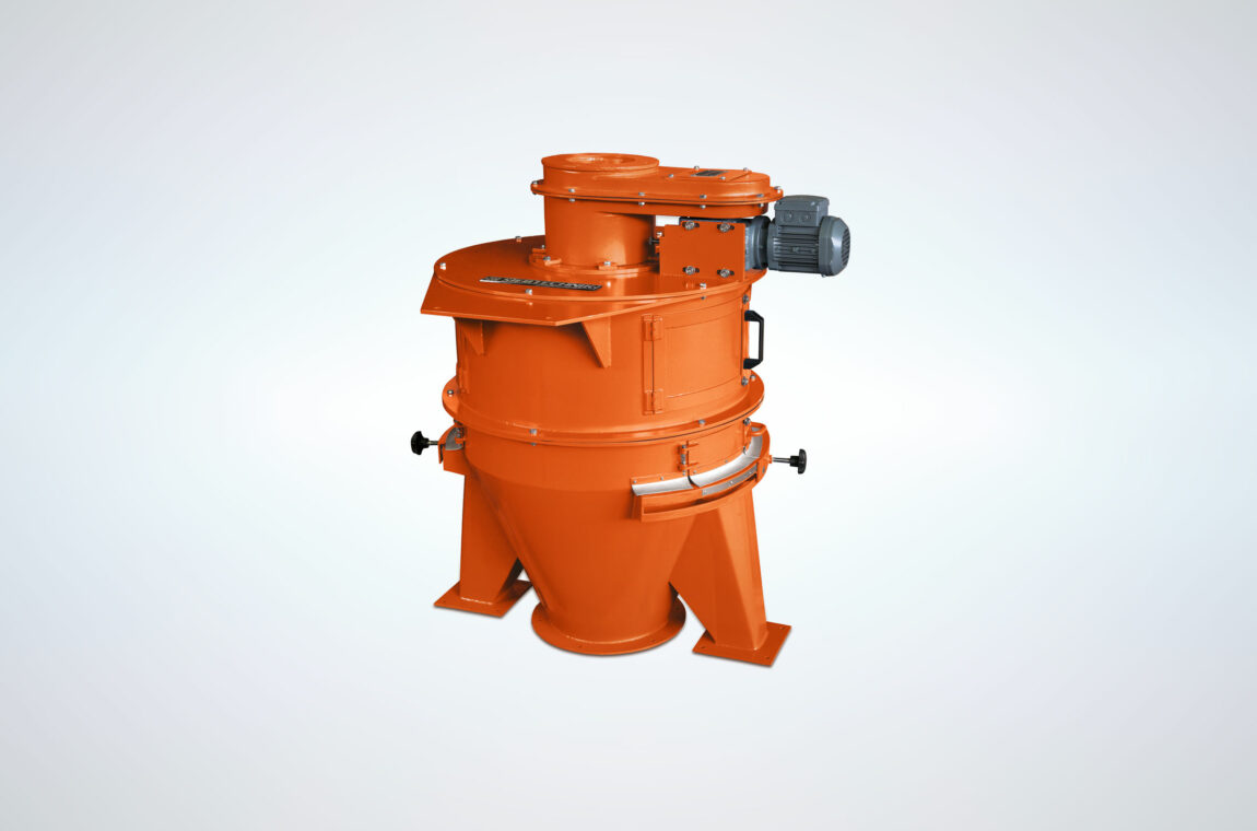 Rotary tube divider DRT500 - Exposed image of the divider from the outside