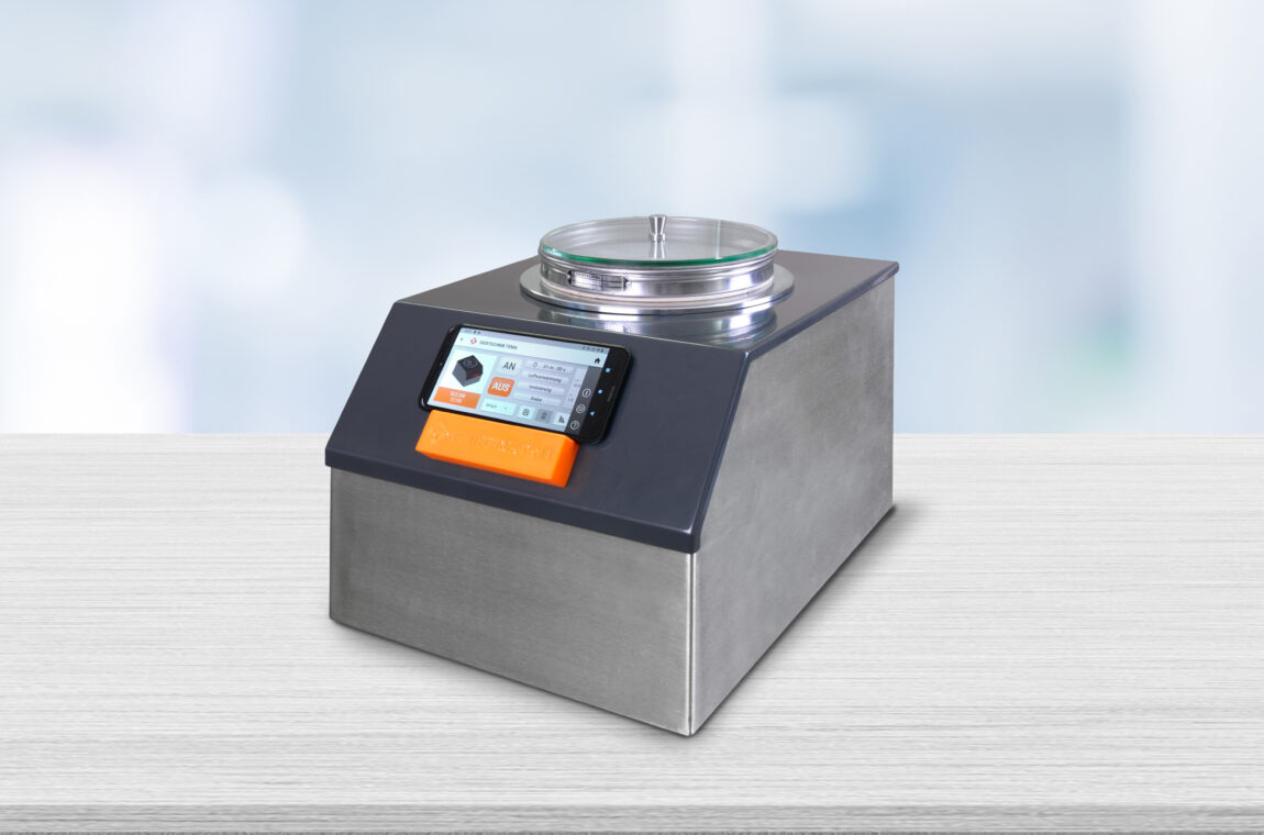 Air jet sieve SLS with app control