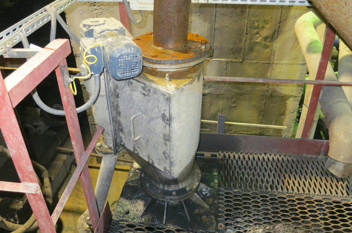 Turbidity sampler in a plant for ore concentrate
