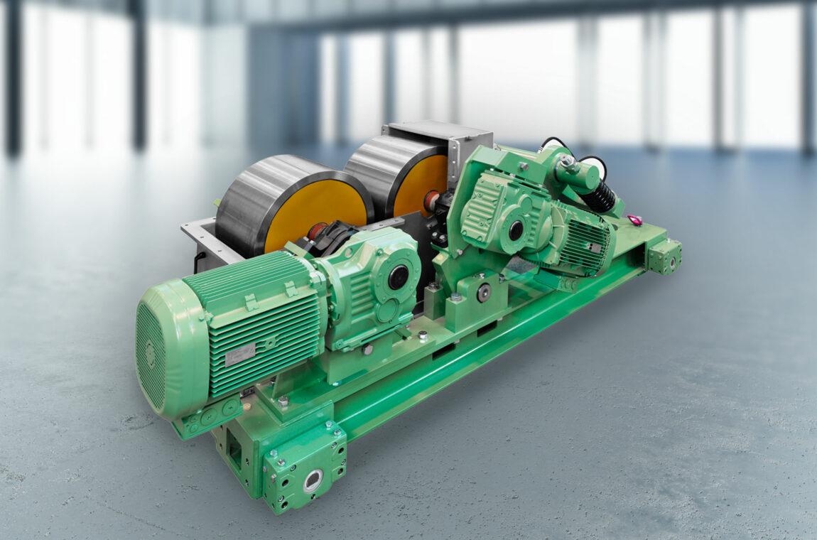 Double roller mill WS 600x400 Tungsten carbide crushing rollers for grinding high-purity silicon