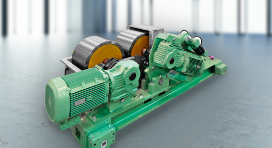Double roller mill WS 600x400 Tungsten carbide crushing rollers for grinding high-purity silicon