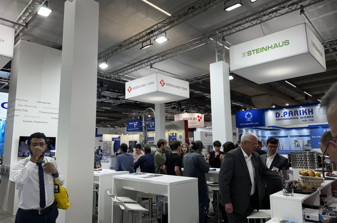 Achema 2024 in Frankfurt am Main Germany - many visitors at the joint stand
